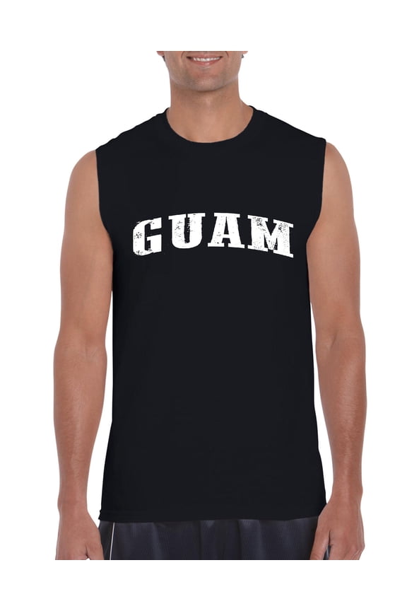 - Men's Graphic T-Shirt Sleeveless - Guam
