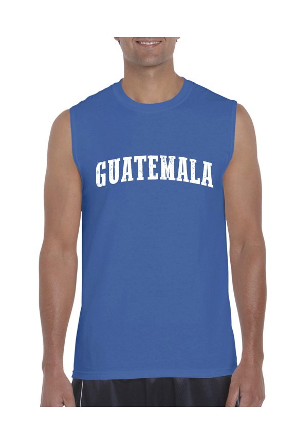 - Men's Graphic T-Shirt Sleeveless - Guatemala