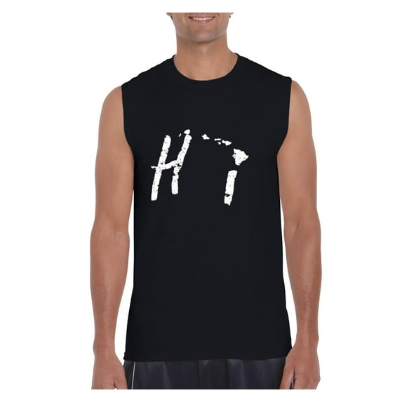 IWPF - Men's Graphic T-Shirt Sleeveless - Hawaii