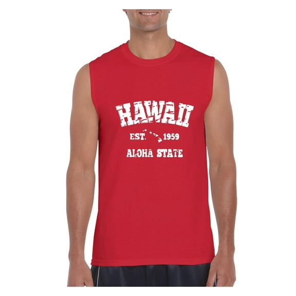 IWPF - Men's Graphic T-Shirt Sleeveless - Hawaii