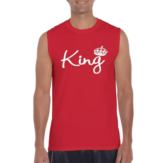 IWPF - Men's Graphic T-Shirt Sleeveless - King Crown