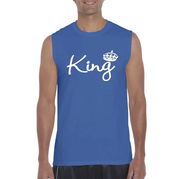 IWPF - Men's Graphic T-Shirt Sleeveless - King Crown