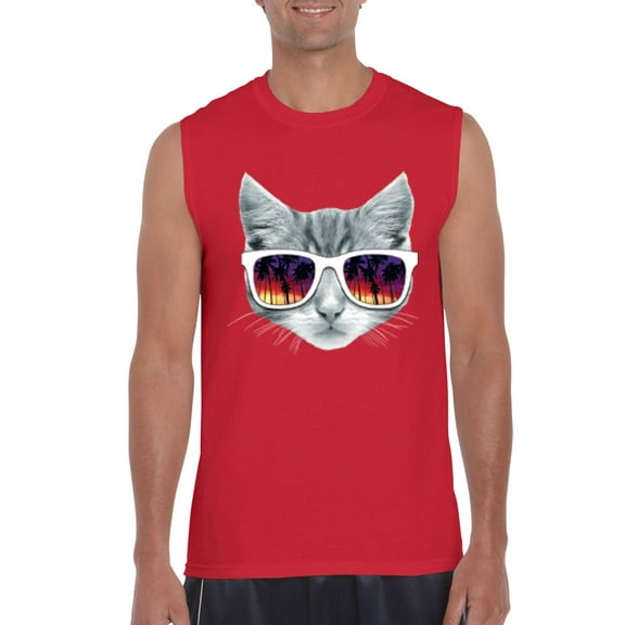 IWPF - Men's Graphic T-Shirt Sleeveless - Kitty