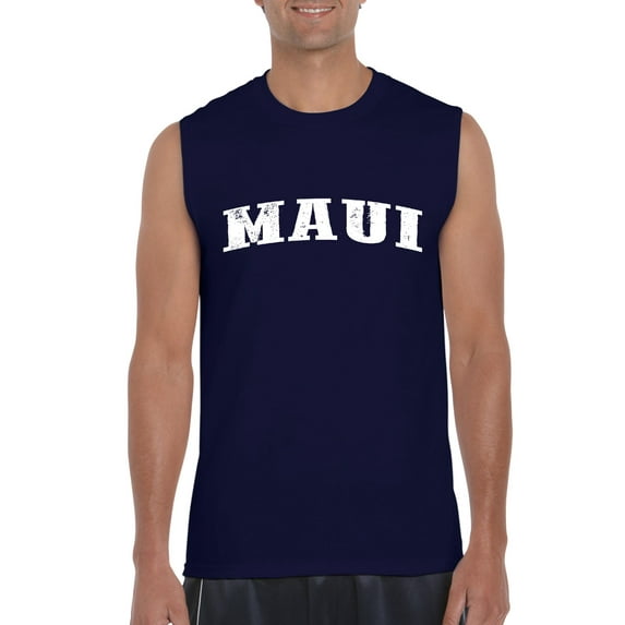 IWPF - Men's Graphic T-Shirt Sleeveless - Maui Hawaii