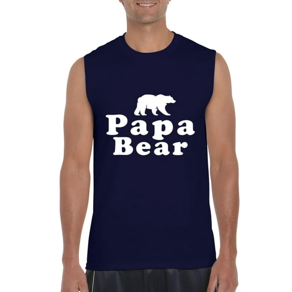 IWPF - Men's Graphic T-Shirt Sleeveless - Papa Bear