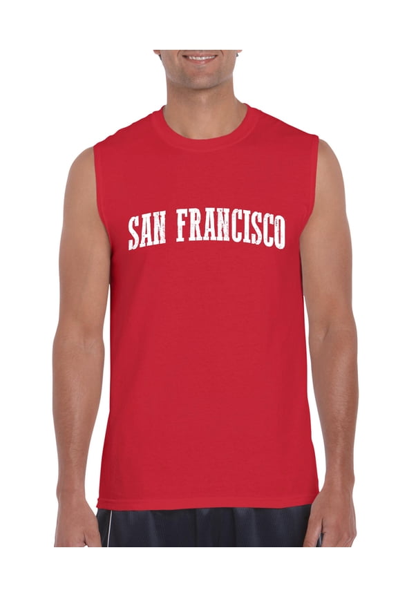 - Men's Graphic T-Shirt Sleeveless - San Francisco