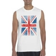 thumbnail image 1 of IWPF - Men's Graphic T-Shirt Sleeveless - Union Jack British Flag, 1 of 5