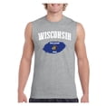 thumbnail image 1 of IWPF - Men's Graphic T-Shirt Sleeveless - Wisconsin Flag, 1 of 5