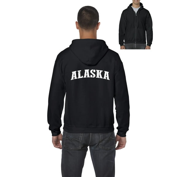 IWPF - Men's Sweatshirt Full-Zip Pullover - Alaska