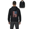 thumbnail image 1 of IWPF - Men's Sweatshirt Full-Zip Pullover - American Flag 4th of July, 1 of 5