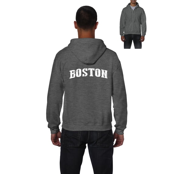 IWPF - Men's Sweatshirt Full-Zip Pullover - Boston