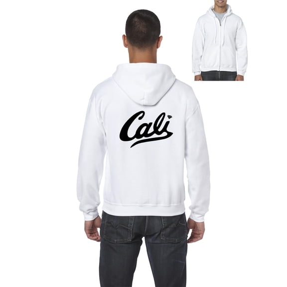 IWPF - Men's Sweatshirt Full-Zip Pullover - California Cali