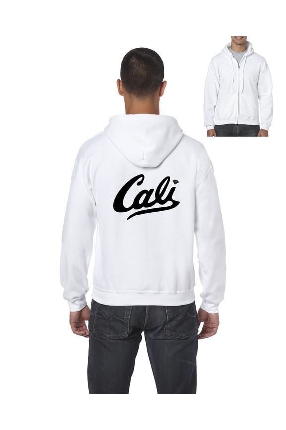 - Men's Sweatshirt Full-Zip Pullover - California Cali