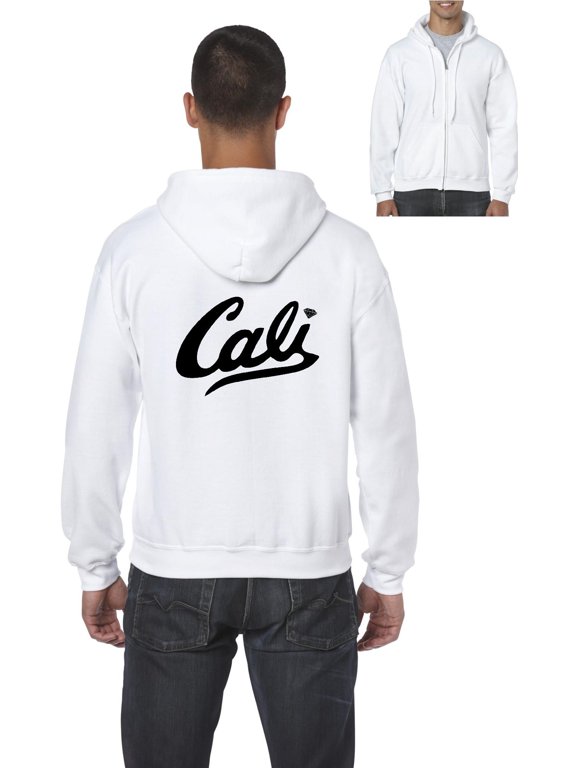- Men's Sweatshirt Full-Zip Pullover - California Cali