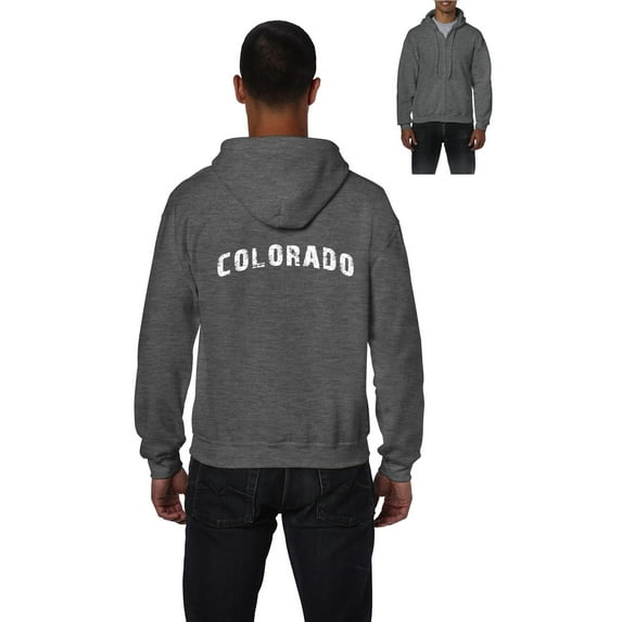 IWPF - Men's Sweatshirt Full-Zip Pullover - Colorado