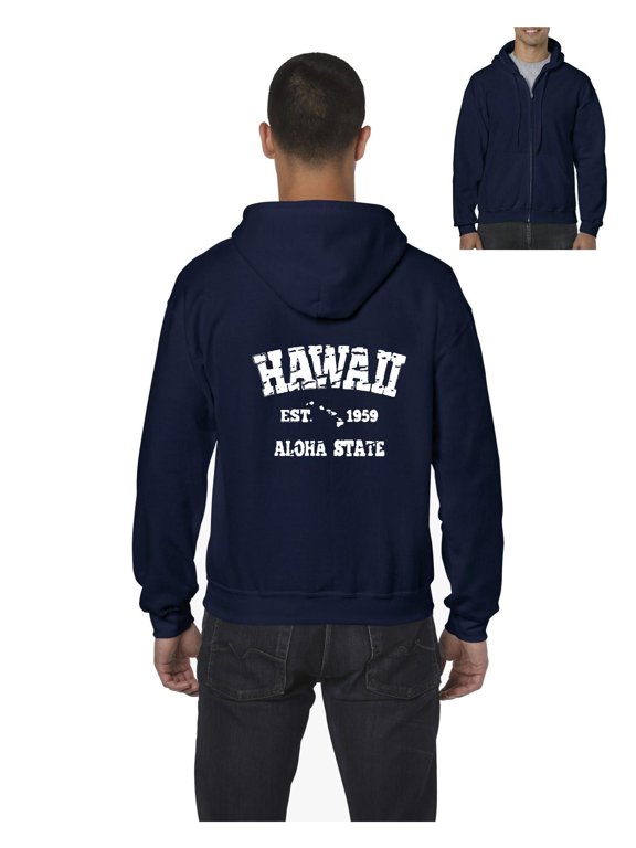 IWPF - Men's Sweatshirt Full-Zip Pullover - Hawaii