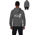 thumbnail image 1 of IWPF - Men's Sweatshirt Full-Zip Pullover - King Crown, 1 of 5