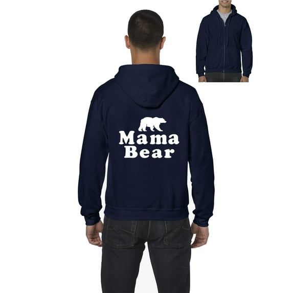 IWPF - Men's Sweatshirt Full-Zip Pullover - Mama Bear