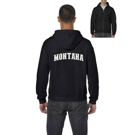 IWPF - Men's Sweatshirt Full-Zip Pullover - Montana