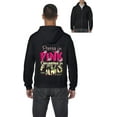 thumbnail image 1 of IWPF - Men's Sweatshirt Full-Zip Pullover - Pretty in Pink Dangerous in Camo, 1 of 5