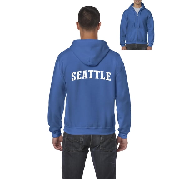 IWPF - Men's Sweatshirt Full-Zip Pullover - Seattle