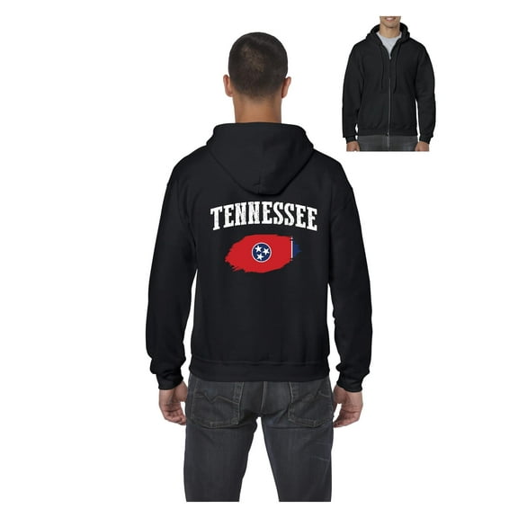 IWPF - Men's Sweatshirt Full-Zip Pullover - Tennessee Nashville