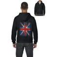 thumbnail image 1 of IWPF - Men's Sweatshirt Full-Zip Pullover - Union Jack British Flag, 1 of 5