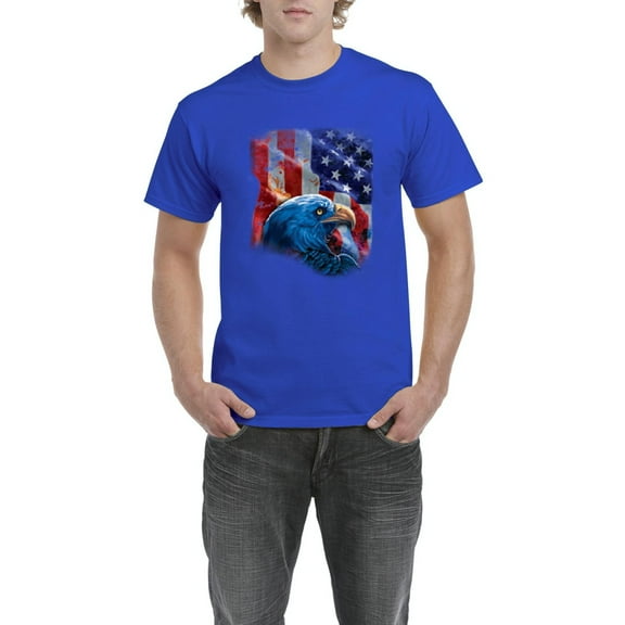 IWPF - Men's T-Shirt Short Sleeve - American Flag 4th of July