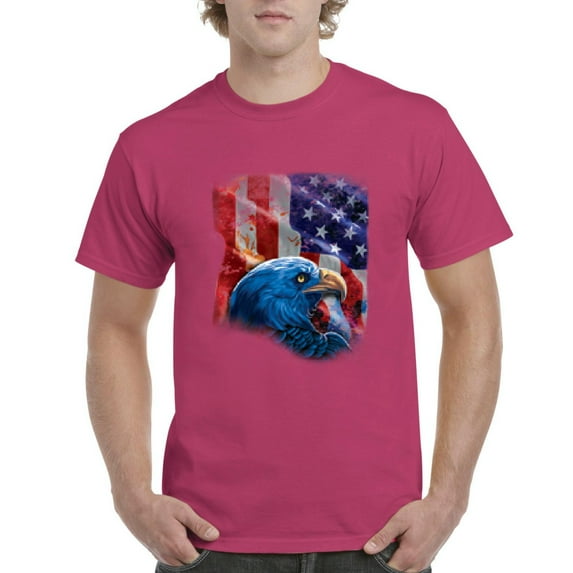 IWPF - Men's T-Shirt Short Sleeve - American Flag 4th of July