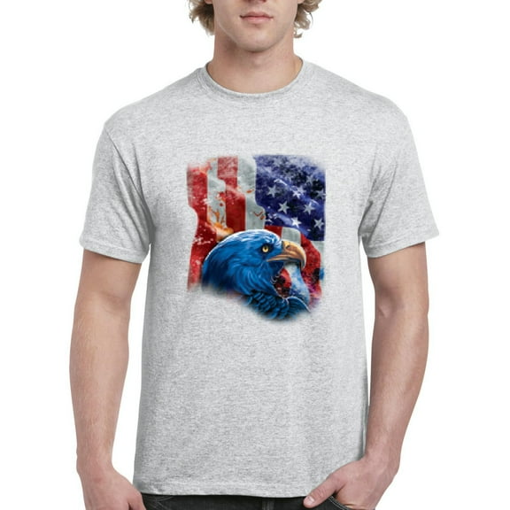 IWPF - Men's T-Shirt Short Sleeve - American Flag 4th of July