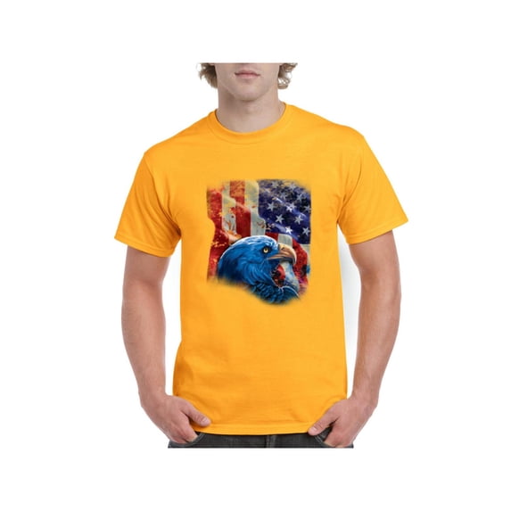 IWPF - Men's T-Shirt Short Sleeve - American Flag 4th of July