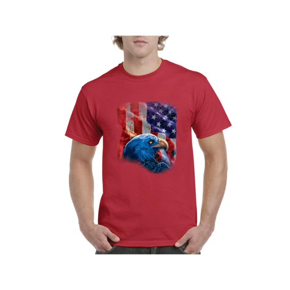 IWPF - Men's T-Shirt Short Sleeve - American Flag 4th of July
