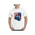 thumbnail image 1 of IWPF - Men's T-Shirt Short Sleeve - American Flag 4th of July, 1 of 3