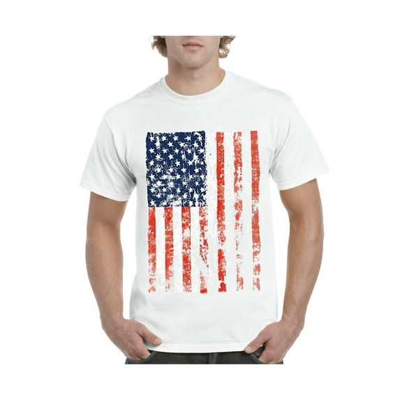 IWPF - Men's T-Shirt Short Sleeve - American Flag 4th of July