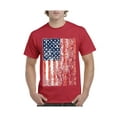 thumbnail image 1 of IWPF - Men's T-Shirt Short Sleeve - American Flag 4th of July, 1 of 3