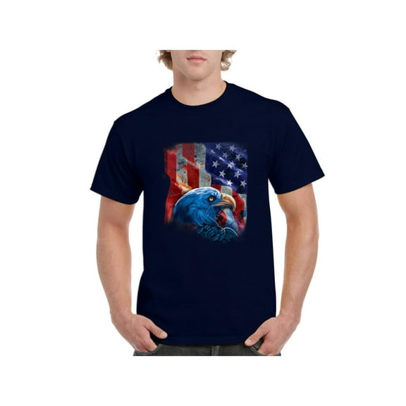 IWPF - Men's T-Shirt Short Sleeve - American Flag 4th of July
