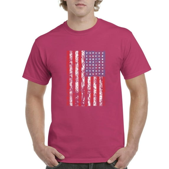 IWPF - Men's T-Shirt Short Sleeve - American Flag 4th of July