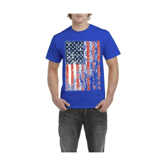 IWPF - Men's T-Shirt Short Sleeve - American Flag 4th of July