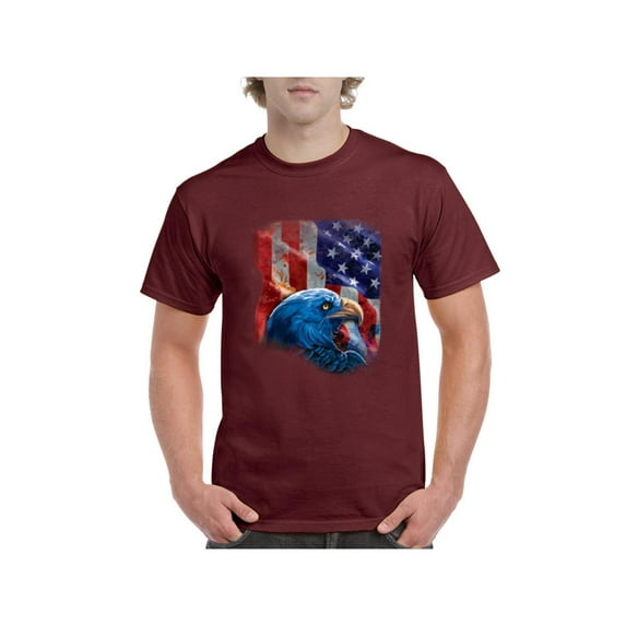 IWPF - Men's T-Shirt Short Sleeve - American Flag 4th of July