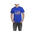 thumbnail image 1 of IWPF - Men's T-Shirt Short Sleeve - American Flag USA in Gold, 1 of 3