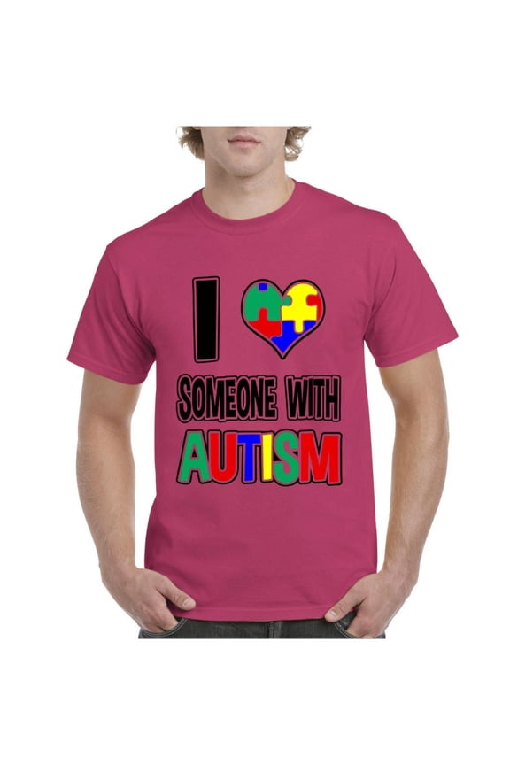 - Men's T-Shirt Short Sleeve - Autism Awareness