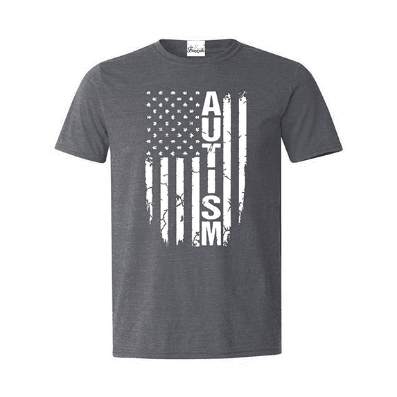 IWPF - Men's T-Shirt Short Sleeve - Autism Flag