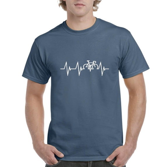 IWPF - Men's T-Shirt Short Sleeve - Bicycle Heartbeat