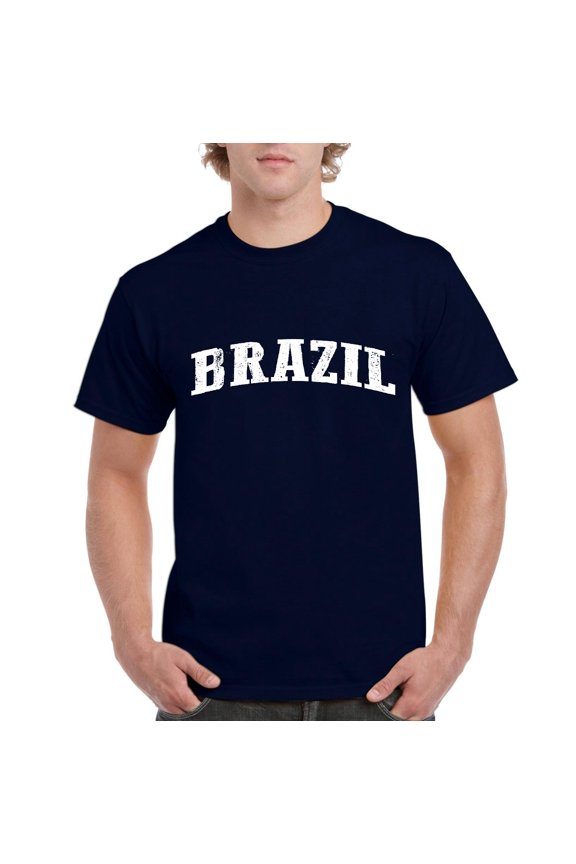 - Men's T-Shirt Short Sleeve - Brazil