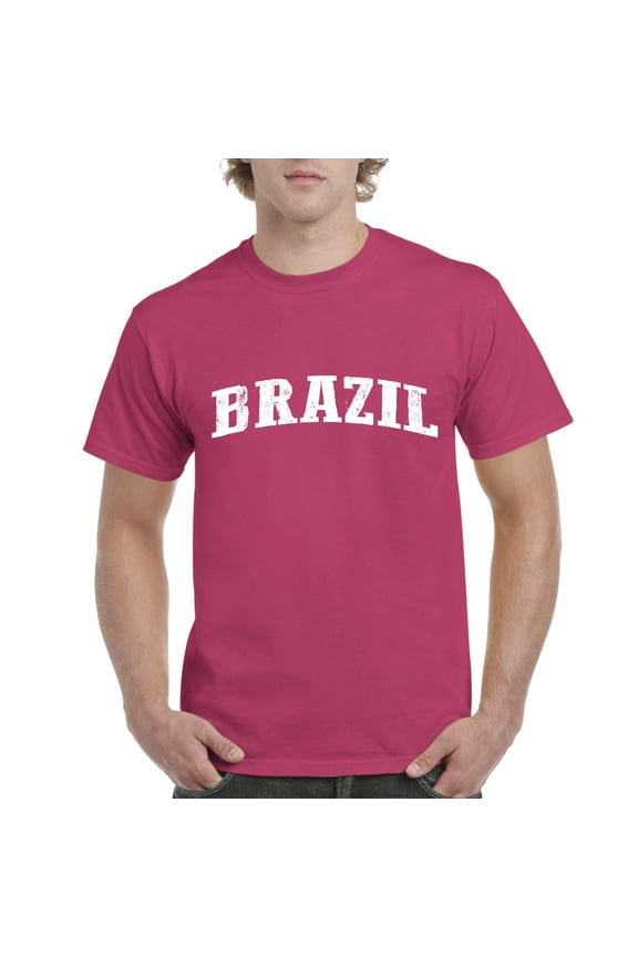 - Men's T-Shirt Short Sleeve - Brazil