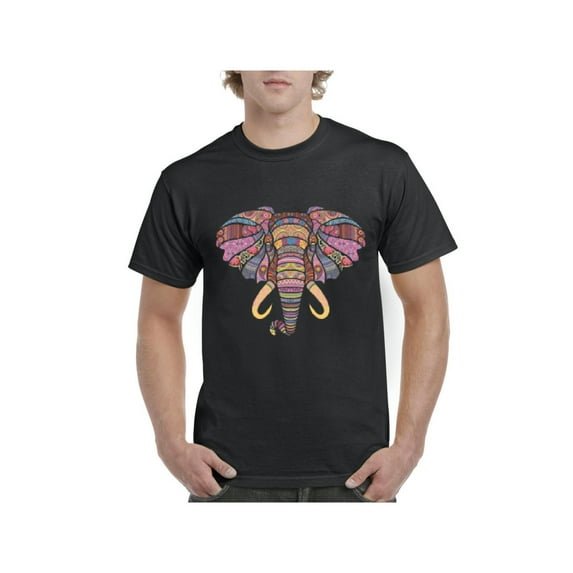 IWPF - Men's T-Shirt Short Sleeve - Elephant Mosaic