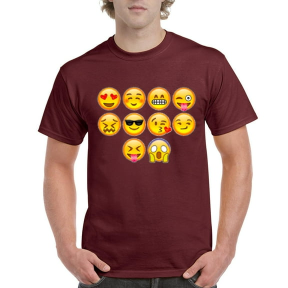 IWPF - Men's T-Shirt Short Sleeve - Emoji Entourage