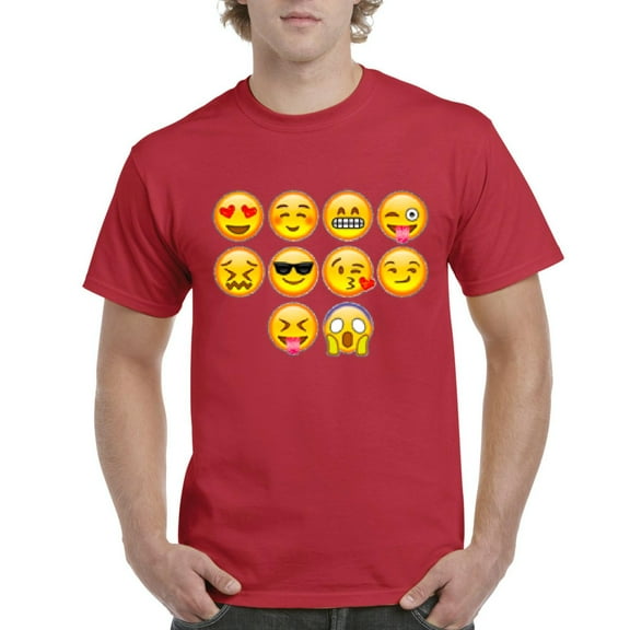 IWPF - Men's T-Shirt Short Sleeve - Emoji Entourage