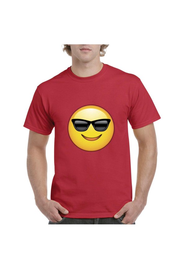 - Men's T-Shirt Short Sleeve - Emoji Laughing Tears