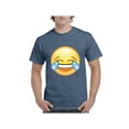 thumbnail image 1 of IWPF - Men's T-Shirt Short Sleeve - Emoji Laughing Tears, 1 of 5